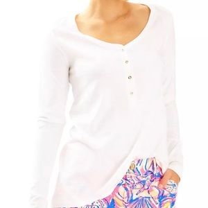Lilly Pulitzer Sorella top in white